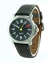 Men's, Esprit, Sport, Black Dial, Gray Leather Band