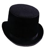 Top Hat BLACK, FELT, Large