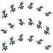 Joby Nail Sticker Jewels on Black Design - JW-05