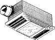 Broan/Nautilus 655 70 CFM Heater/Fan/Light