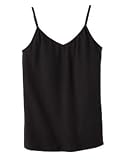 Bella Ladies Cotton Spandex Shelf Bra Camisole - Black 960 XL