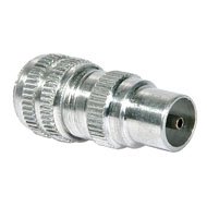 1 x Male TV Coaxial Connector Plug Aluminium
