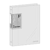 キョクトウ FOB 20穴バインダー A5サイズ 表2・表3ポケット付 クリア LN22T 2セットの画像