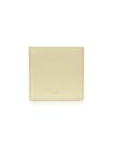 Pineider City Chic - Calfskin Square Coin Purse Vanilla