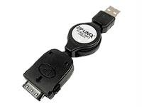 Ziplinq ZIP-DATA-P16 Retractable Toshiba Charge and Sync Cable (30 Inch, Black)