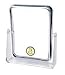Danielle D209 Ultra Vue Clear Acrylic Collection Rectangular Easel Style Vanity Mirror, 7x, Clear