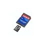 SanDisk 2GB MicroSD/TransFlash Card with SD Adapter (SDSDQ-2048, Bulk Package)