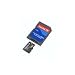 Photo : SanDisk 2GB MicroSD/TransFlash Card with SD Adapter (SDSDQ-2048, Bulk Package)