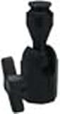 PanaVise Slimline Universal Joint Extension, screw adjust, black