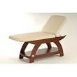 Soma Maldive Wooden Table - Bordeaux Satin-Black