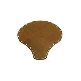 Bare Bones Tan Leather Solo Seat Features Metal Base and 12 oz Leather Cover -... by V-Twin