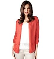Per Una Floral Lace Mock Layered Knitted Top