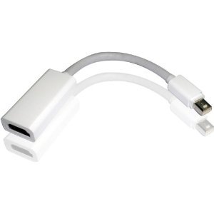 Premium Mini DisplayPort to HDMI Adapter Cable with Audio Support - APPLE, MacBook, MacBook Pro, MacBook Air, iMac, Mac mini, Mac Pro, and Xserve --- High Quality ABS Plastic Housing with Recessed Connector, in Retail Packaging (Sold Exclusively by Jonaca)