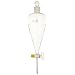 American Educational Bomex Glass Conical Separatory Funnel, 100mm Capacity