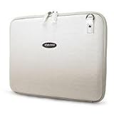 Mobile Edge MEPFC6 Techstyle Portfolio Faux-Croc Notebook Case (White)
