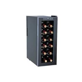 Click here to buy 12-bottle Thermo-Electric Slim Wine Cooler.