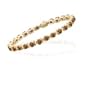 0.26 Cts Diamond & 5.07 Cts Citrine Bracelet in 14K Yellow Gold