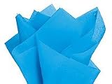 Brand New Turquoise Bright Blue Bulk Tissue Paper 15" x 20" - 100 Sheets