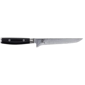 RAN Damascus Yaxell 6 inch Japanese Boning Knife by RAN