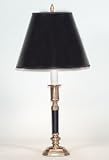 IMAGE OF Classic Traditional Black & Brass Candlestick Table Lamp