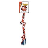 Mammoth Flossy Chew Medium Clear 3 Knot Tug