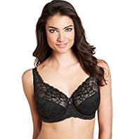 Jacquard Lace Underwired DD+ Bra