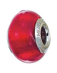 Zable July Murano Glass Birthstones Sterling Silver Charm