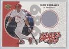 2002 UD Authentics Stars of 89 Jerseys #SLJG - Juan Gonzalez