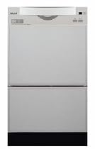 リンナイ　食器洗い乾燥機 ビルトインタイプ RKWR-458D2-SV スライド式 45cmタイプ ビルトインタイプ ミストタイプ シルバー