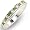 Women's Stone Band Peridot Swarovski.Crystal Ring, Size: 5-10 Sterling Silver .925