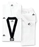 Adidas Elite Taekwondo Dobok Uniform with White V Neck