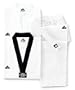 Adidas Elite Taekwondo Dobok Uniform with Black V Neck
