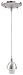 Westinghouse Lighting 7028400 Single-Light Mini-Pendant Kit with Nickel Finish