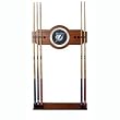 NHL Tampa Bay Lightning 2 piece Wood and Mirror Wall Cue Rack