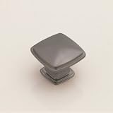 Jeffrey Alexander Milan Plain Square Knob, Satin Nickel