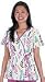 Scrubs - Cherokee Studio B Scrubs 100% Cotton Trina Mock Wrap Scrub Top