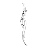 14K White or Yellow Gold Diamond Brooch - 0.03 Ct. (ALSO AVAILABLE WITH GEMSTONES)