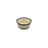 Boleslawiec Polish Pottery bowl H4312C pattern DU61 made by Zaklady Ceramiczne