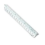 12" TRIANGLE RULER - Architecture SAE Scale - SOLID ALUMINUM 12" TRIANGLE RULER - Architecture SAE Scale - SOLID ALUMINUM