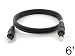 Electronics : 1.8m / 6ft TOSLink Digital Audio Fiber Optic Cable for Sony PlayStation PS2, XBox, ALESIS, DVD and CD Players