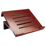 Rolodex 82450 Harmony Wood Laptop Stand, Mahogany Finish