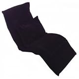 Soft Folding Chair With Pillow - Black (Black) (51.25"H x 57"W x 21.5"D)