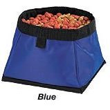 Pet Supplies : Guardian Gear Nylon Waterproof Portable Travel Bowl (Blue)