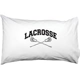 Lacrosse Crossed Sticks Pillowcase