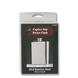 Stainless Steel Pocket Flask, 7 Ounce (04-0487)