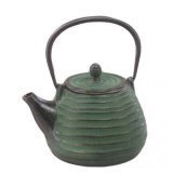 Old Dutch 012GR 26 Oz. Green Cast Iron Energy Teapot