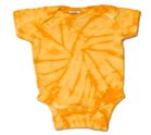 21rLDRPqtML. SL160  Tie Dye Infant Onsie ~ Infant Onsie ~ 100% Cotton ~ Spider Gold