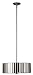 Uttermost 21881 Tribeca 3 -Light Hanging Shade, Polished Nickel Finish