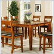 Steve Silver Mango Counter Table With Butterfly Leaf In Light Oak Picture