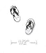 Sterling Silver Flip Flop Post Earrings